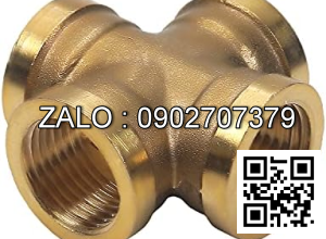 Ống nối thau chữ thập 90