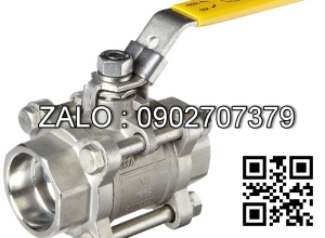 Van bi ren 3PC gang tay gạt DN25