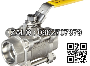 Van bi ren 3PC gang tay gạt DN32