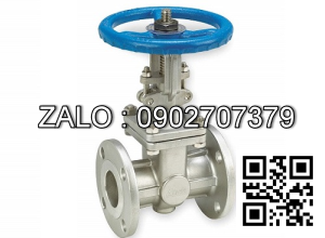 Van cửa mặt bích PN16 mạ kẽm DN100