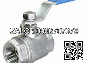 Van bi ren 2PC tay gạt mạ kẽm DN8