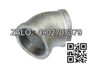 Co ren 45° ( co lơi ) BSPT - mạ kẽm DN100