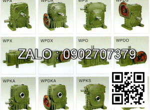 Hộp giảm tốc dạng đứng trục vít - bánh vít Yushen vỏ gang , size : 250 , tỉ số truyền 1/30 mặt bích ( mặt loa ) nằm bên trên Model : WPDS