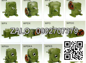 Hộp giảm tốc dạng đứng trục vít - bánh vít Yushen vỏ gang , size : 250 , tỉ số truyền 1/15 mặt bích ( mặt loa ) nằm bên trên Model : WPDS