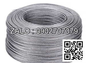 Cáp thép dàn bù vào tẩy rỉ phi 40x280m