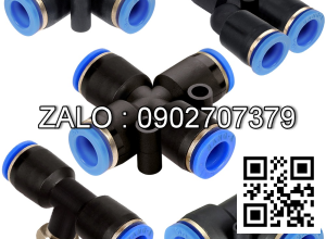 Đầu nối khí nén inox 304, KQB2H08-02S