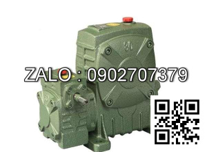 Hộp giảm tốc trục vít 2 cấp , 2 hộp số ghép lại với nhau vỏ gang , size : 40 , tỉ số truyền 1/600 Model : WPEA