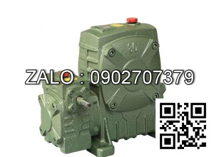 Hộp giảm tốc trục vít 2 cấp , 2 hộp số ghép lại với nhau vỏ gang , size : 50 , tỉ số truyền 1/400 Model : WPEA