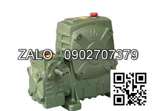 Hộp giảm tốc trục vít 2 cấp , 2 hộp số ghép lại với nhau vỏ gang , size : 120 , tỉ số truyền 1/4000 Model : WPEA