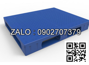Pallet nhựa 1000x1000x78mm mặt phẳng