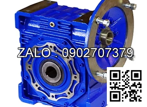 Hộp giảm tốc vỏ nhôm Model : NMRV 040 ( 63B5 ) lỗ cốt âm vuông 11mm , tỉ số truyền 50