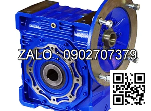 Hộp giảm tốc vỏ nhôm Model : NMRV 090 ( 100/112B14 ) lỗ cốt âm vuông 28mm , tỉ số truyền 30