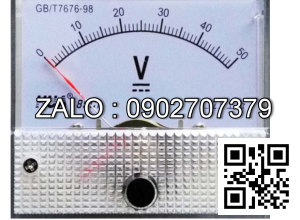 Đồng hồ đo điện áp 1 chiều 50V