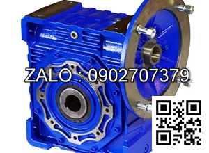 Hộp giảm tốc vỏ nhôm Model : NMRV 090 ( 100/112B5 ) lỗ cốt lòi 28mm , tỉ số truyền 25
