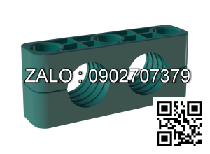 Kẹp ống đôi OD25mm - loại nhẹ