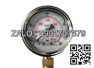 Đồng hồ đo áp lực thang 400 bar