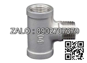 Tê giảm thép mạ kẽm DN32/DN20, SCH40