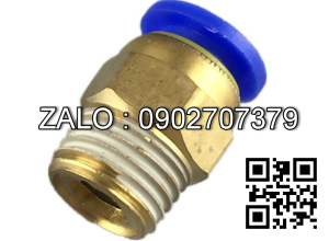 Nối PU 6mm răng ngoài 21mm