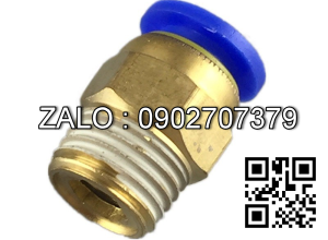 Nối PU 8mm răng ngoài 21mm