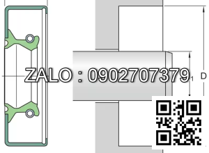 Phốt chắn dầu 28X40X7 HMSA10 RG