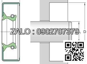 Phốt chắn dầu 30X44X7 HMSA10 RG