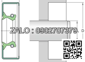 Phốt chắn dầu 30X50X10 HMSA10 RG