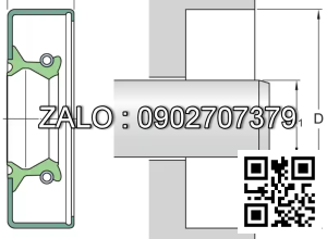 Phốt chắn dầu 30X52X7 HMSA10 RG