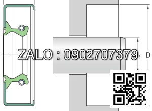 Phốt chắn dầu 34X44X8 HMSA10 RG