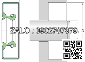 Phốt chắn dầu 35X72X10 HMSA10 RG