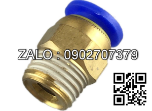 Nối PU 6 ly 9.6 răng ngoài