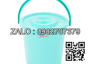 Xô nhựa tròn Duy Tân 20L (có nắp)
