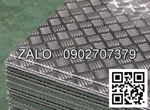 Nhôm Chống Trượt - Tấm Nhôm Gân