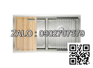 Chậu rửa bát 2 hố, hạ bậc KONOX Workstation Sink-Undermount Sink KN8046DUB