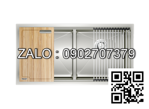 Chậu rửa bát 2 hố, hạ bậc KONOX Workstation Sink-Undermount Sink KN8745DUB