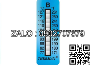 Dụng cụ kiểm tra nhiệt độ Thermax, level 10, loại B