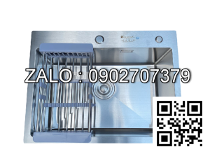 Chậu rửa bát KAGOL K6045-304 một hố inox 304 (600x450x240 mm)
