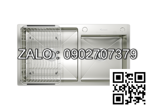 Chậu rửa bát 2 hố KONOX Overmount Sink KN8245DO