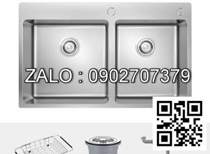 Chậu rửa bát 2 hố KONOX Topmount UNICO 8250