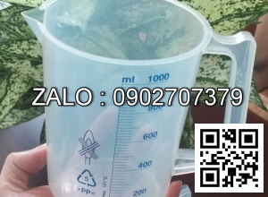 Xô nhựa chia vạch có nắp loại 1000ml