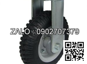 Bánh xe đẩy cao su lốp hơi HBH200 khóa phi 205x56mm