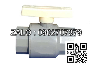 Van khóa nước nhựa tay gạt nước nhựa màu trắng 200 Đạt Hòa