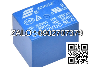 Relays 12vRelay 12V 10A 5 Chân SRD-12VDC-SL-C