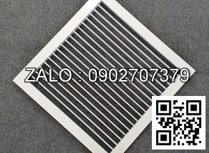 Cửa gió 1 lớp nan thẳng 750x700