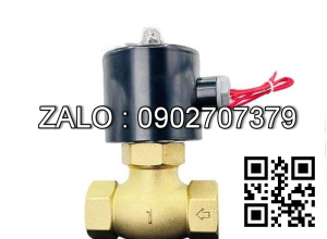 Van bi thau lắp ren ngoài 2 ngã DN125