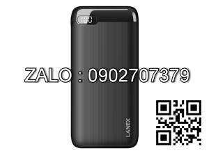 Pin Dự Phòng 20.000Mah Lanex N15 (2 Cổng Usb 2.1A, Màn Hình Led)