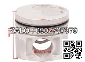piston động cơ KUBOTA V2403-TME-AG-E3 , 4 CYL , 2400 CM3