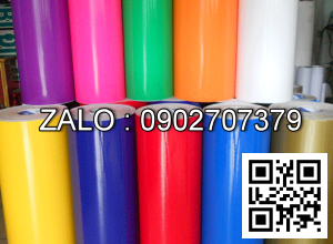 Giấy cắt decal khổ rộng 0.6m/cuộn , màu đỏ