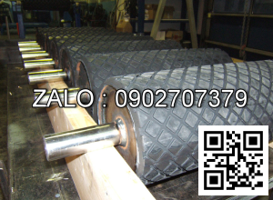 Rulo bọc cao su , Rulo băng tải