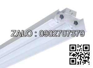 Máng đèn chóa phản quang sơn tĩnh điện 2 bóng 1m2