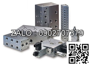 Đế Van thủy lực điện từ 4 van